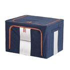 Ящик для хранения белья хлопка непахучих одежд с крышкой с двойной емкостью 66L молний