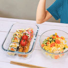 Крышка больших тар для хранения еды воздухонепроницаемых стеклянная пластиковая