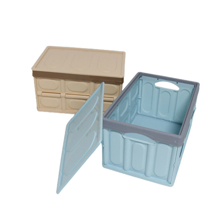 Ящик для хранения Мультисцена с крышкой складывая пластиковый, Washable складные Totes с крышкой